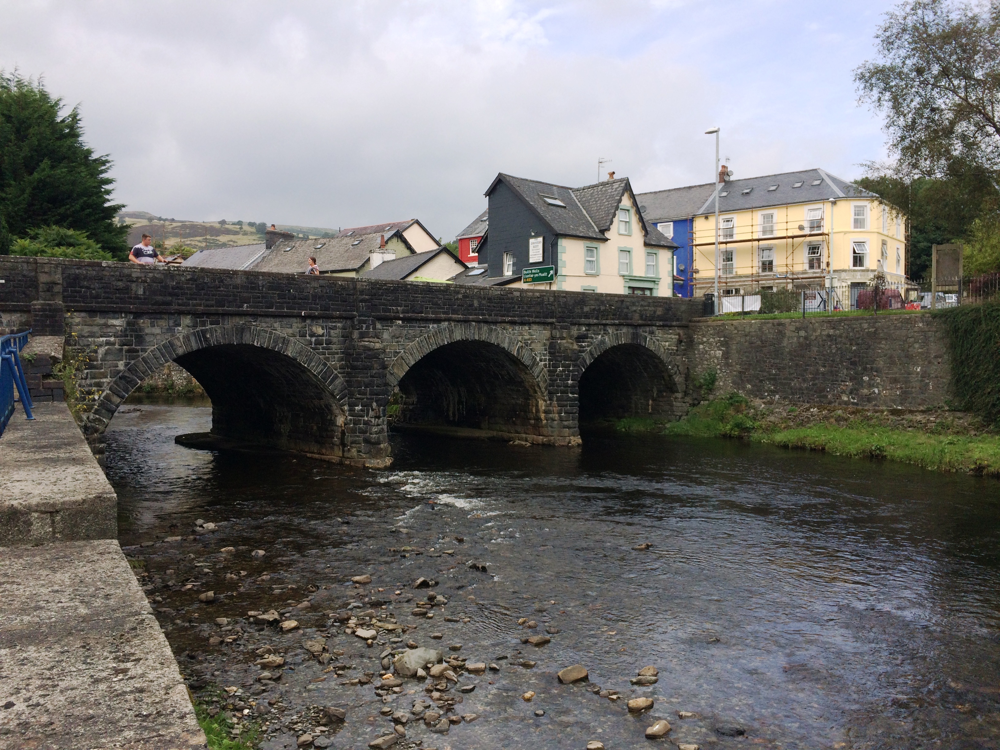 Nous avons l'Oise, Llanwrtyd a la rivière Irfon